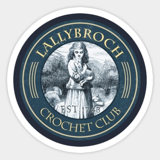 Original Lallybroch Crochet Club Sticker